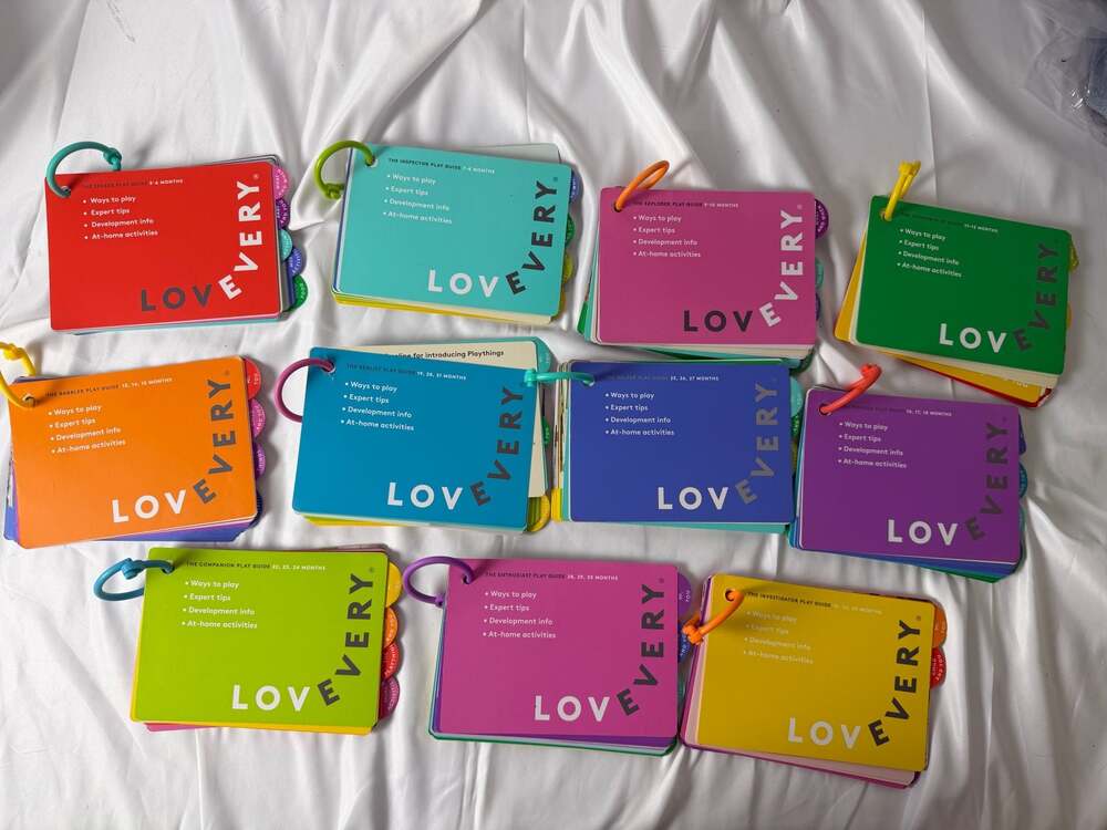 Lovevery Complete Set of Play Guides Play Kit Books Montessori Infant Toddler
